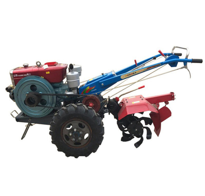 Building Material Shop China Supply Tractor Manufacturer Mini Hand Tractors 18hp Two Wheel Walking Tractor